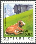 Austria 2002 - serie Vacanze in Austria: 0,87 €