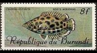 Burundi 1967 - set Tropical fish: 8 fr