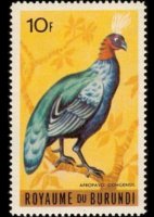 Burundi 1965 - set Birds: 10 fr