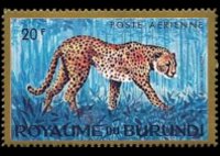 Burundi 1964 - serie Animali: 20 fr