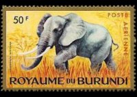 Burundi 1964 - serie Animali: 50 fr