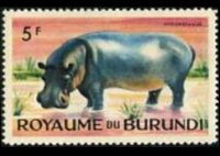 Burundi 1964 - serie Animali: 5 fr