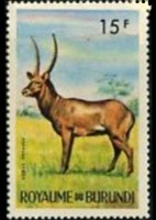 Burundi 1964 - serie Animali: 15 fr