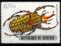 Burundi 1970 - serie Coleotteri: 6,50 fr