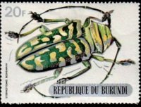 Burundi 1970 - set Beetles: 20 fr