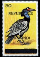 Burundi 1967 - serie Uccelli - Repubblica: 50 fr