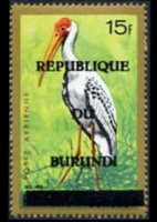 Burundi 1967 - serie Uccelli - Repubblica: 15 fr