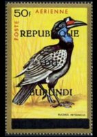 Burundi 1967 - serie Uccelli - Repubblica: 50 fr
