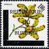 Burundi 1967 - serie Fiori - Repubblica: 1,50 fr