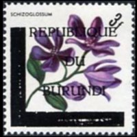 Burundi 1967 - serie Fiori - Repubblica: 3 fr