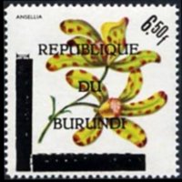 Burundi 1967 - serie Fiori - Repubblica: 6,50 fr
