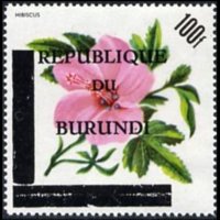 Burundi 1967 - serie Fiori - Repubblica: 100 fr