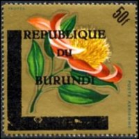 Burundi 1967 - set Flowers - Republic: 50 fr