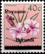 Burundi 1962 - serie Fiori e animali: 40 c