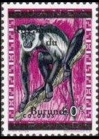 Burundi 1962 - serie Fiori e animali: 40 c