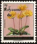 Burundi 1962 - serie Fiori e animali: 7 fr