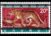 Burundi 1962 - serie Fiori e animali: 20 fr
