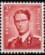Belgium 1953 - set King Baudouin: 2 fr