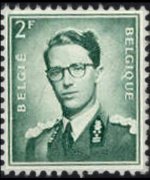 Belgium 1953 - set King Baudouin: 2 fr