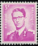 Belgium 1953 - set King Baudouin: 3 fr