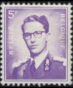Belgium 1953 - set King Baudouin: 5 fr