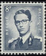 Belgium 1953 - set King Baudouin: 8 fr