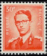 Belgium 1953 - set King Baudouin: 30 fr