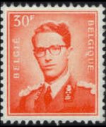 Belgium 1953 - set King Baudouin: 30 fr