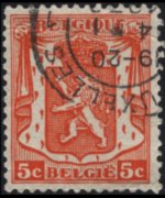 Belgium 1936 - set Coat of arms: 5 c