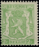 Belgium 1936 - set Coat of arms: 2 c