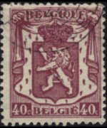 Belgium 1936 - set Coat of arms: 40 c