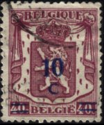 Belgio 1936 - serie Stemma araldico: 10 c su 40 c