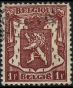 Belgium 1936 - set Coat of arms: 1 fr