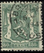 Belgium 1936 - set Coat of arms: 80 c