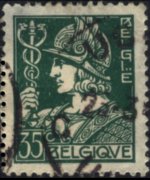 Belgium 1932 - set Mercury and gleaner: 35 c