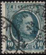 Belgio 1922 - serie Re Alberto I: 10 c