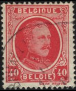 Belgio 1922 - serie Re Alberto I: 40 c