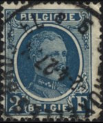 Belgio 1922 - serie Re Alberto I: 2 fr