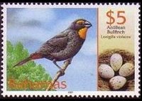 Bahamas 2001 - serie Uccelli e loro uova: 5 $