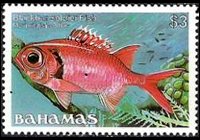 Bahamas 1986 - serie Pesci: 3 $