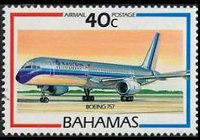 Bahamas 1987 - serie Aerei: 40 c