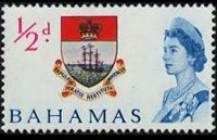 Bahamas 1965 - serie Soggetti vari: ½ d