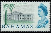 Bahamas 1965 - serie Soggetti vari: 2 d