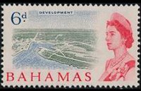 Bahamas 1965 - serie Soggetti vari: 6 d