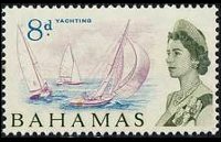 Bahamas 1965 - serie Soggetti vari: 8 d