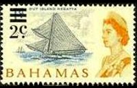 Bahamas 1965 - serie Soggetti vari: 2 c su 1 d