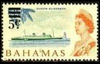 Bahamas 1965 - serie Soggetti vari: 5 c su 4 d