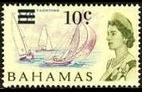 Bahamas 1965 - serie Soggetti vari: 10 c su 8 d