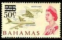 Bahamas 1965 - serie Soggetti vari: 50 c su 2'6 sh