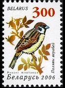 Bielorussia 2006 - serie Uccelli: 300 r